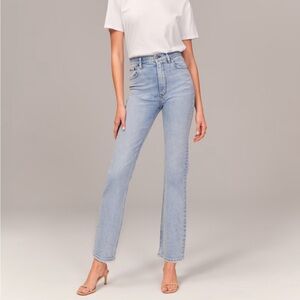 Abercrombie & Fitch Light Blue High Rise Jeans